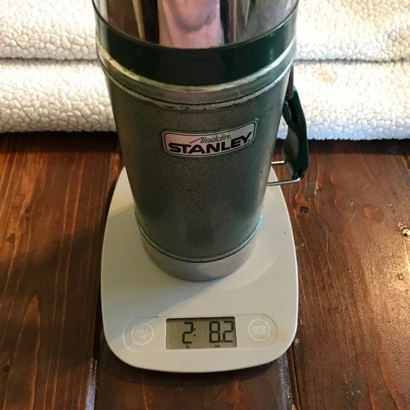 Vintage Aladdin Stanley Thermos 24 oz Wide Mouth Vacuum Bottle A-1350B Green USA - Picture 7 of 9